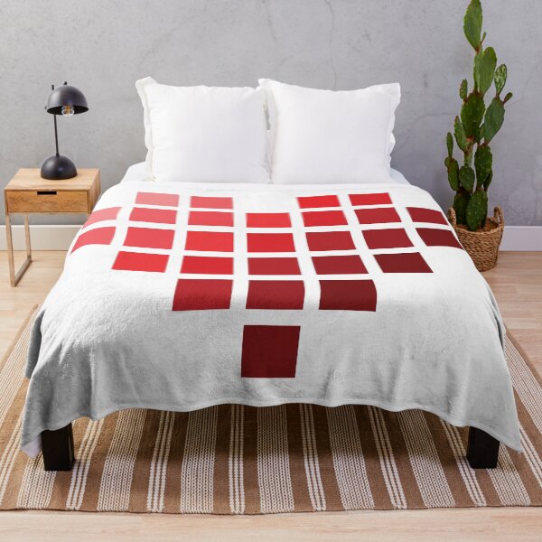 Item preview, Red Gradient Pixel Heart designed and sold by Mirushy.
