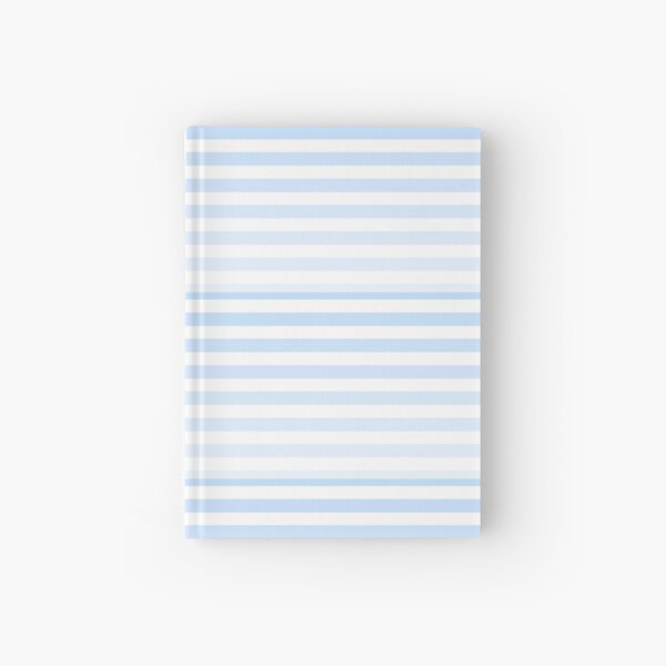 Sky Ombre Blue Stripes Hardcover Journal