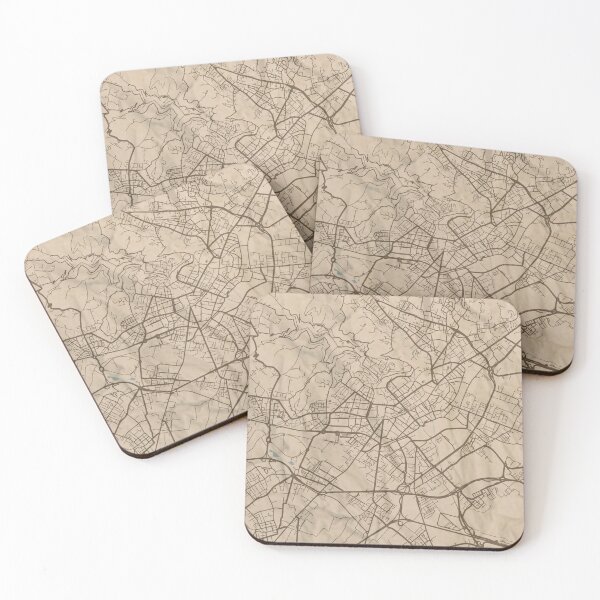 Item preview, Bergamo Sepia Map designed and sold by CPTVDesign.