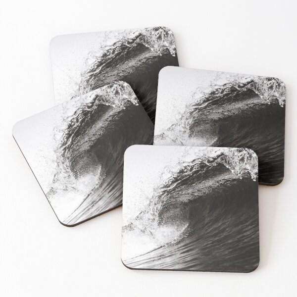 Item preview, Big Wave, Black and White, Ocean, Coastal Decor designed and sold by moderntrend.