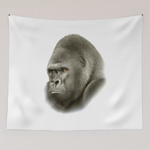Item preview, Gorilla Portrait designed and sold by Salmoneggs.