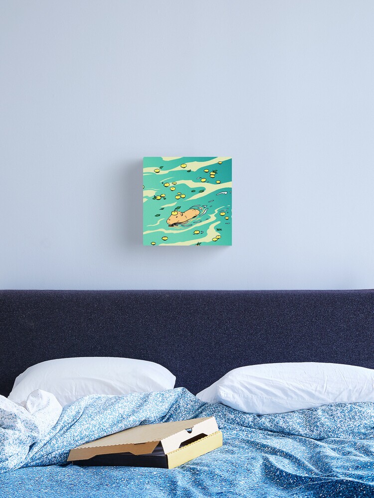 Thumbnail 1 of 3, Canvas Print, Capyuzu designed and sold by Faustice.