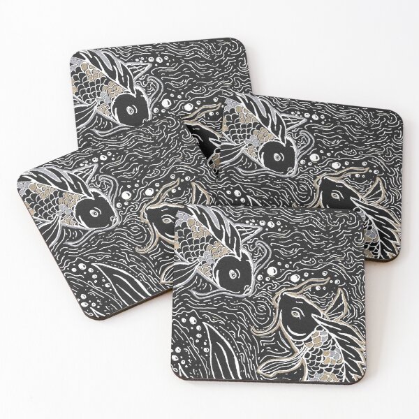 Item preview, Koi Fish Silver & gold designed and sold by Joyyvonne.