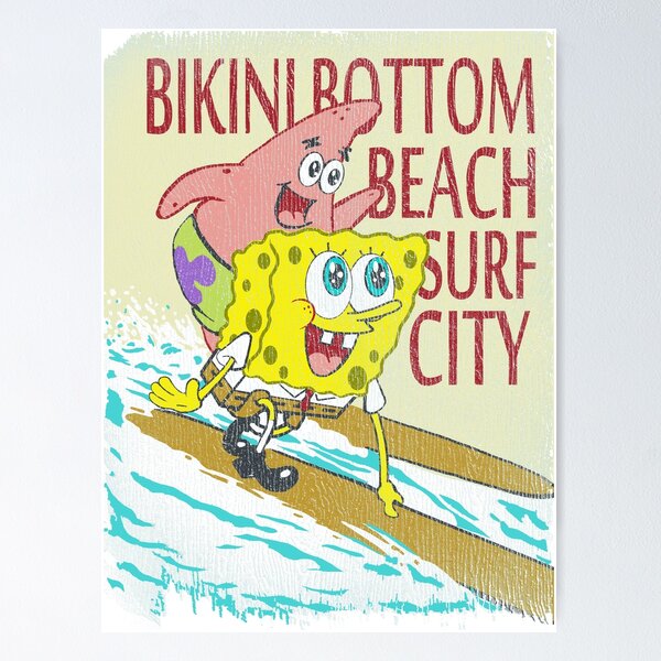 Bikini Bottom Posters for Sale Redbubble