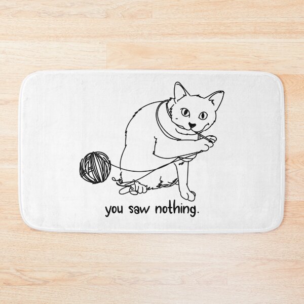 Item preview, You saw nothing cat designed and sold by Kari Nichols.