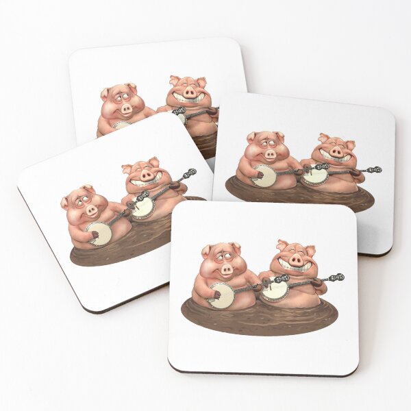 Item preview, Banjo Playing Pigs designed and sold by Steve Sack.