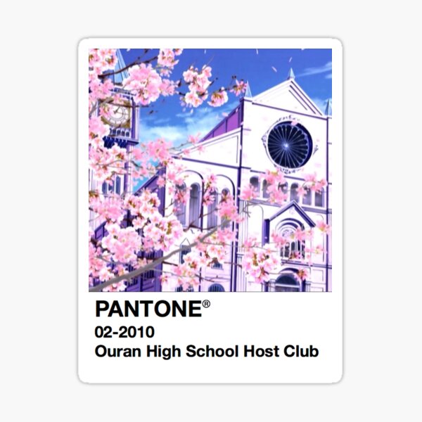 PANTONE Ouran High School Host Club Sticker