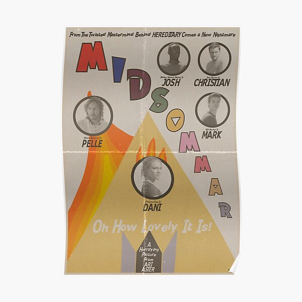 Midsommar Vintage Poster Poster