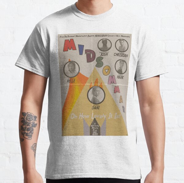 Midsommar Vintage Poster T-shirt classique