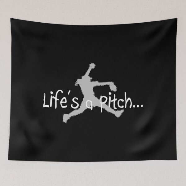 Item preview, Life's a Pitch Funny Fastpitch Softball Pitcher designed and sold by nikkidawn74.