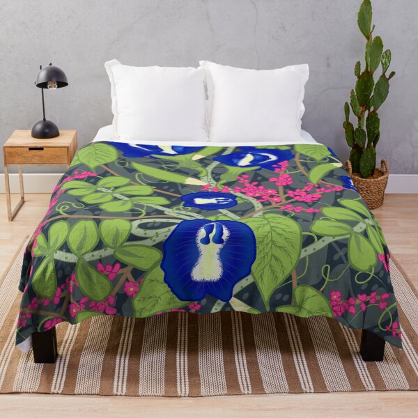 Item preview, Butterfly Pea and Love Vine Nouveau designed and sold by winkeltriple.