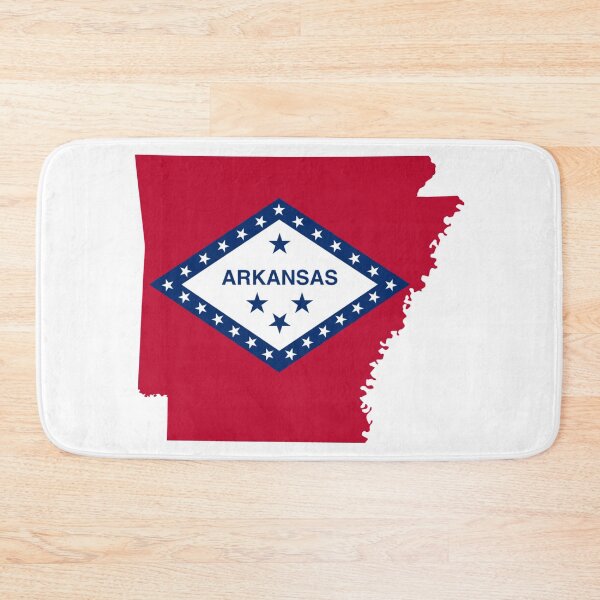 Item preview, Arkansas flag map  designed and sold by marosharaf.