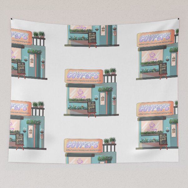 Item preview, Filipino Food Stalls - Coffee Shop designed and sold by kikokayk.