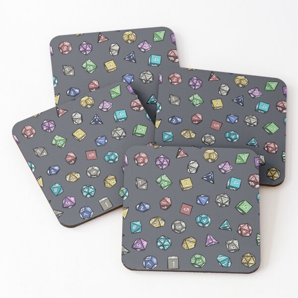 Item preview, Dungeons and Dragons Dice Pattern designed and sold by Joshua Pruner.