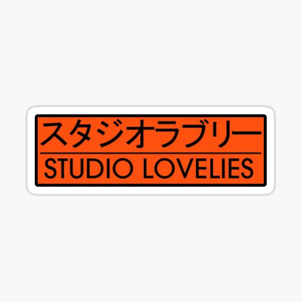 Studio Lovelies - Orange Sticker