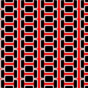 Artwork thumbnail, Red Abstract Pattern by Poetic Patterns Studio