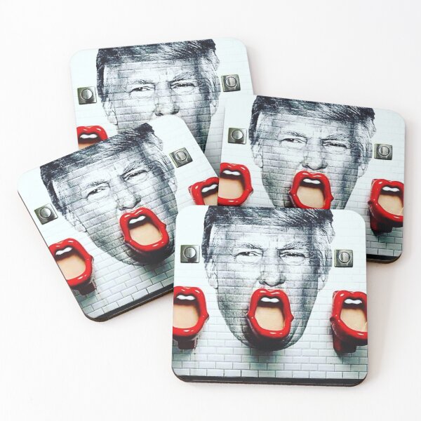 Item preview, Donald Trump big mouth urinal - funny political art design designed and sold by MindChirp.