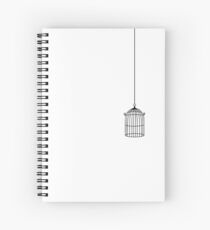 birdcage rubber stamping Spiral Notebook