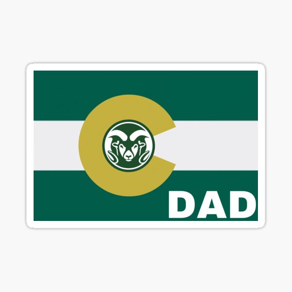 Colorado State Rams Magnetic Mailbox Cover & Sticker Set 