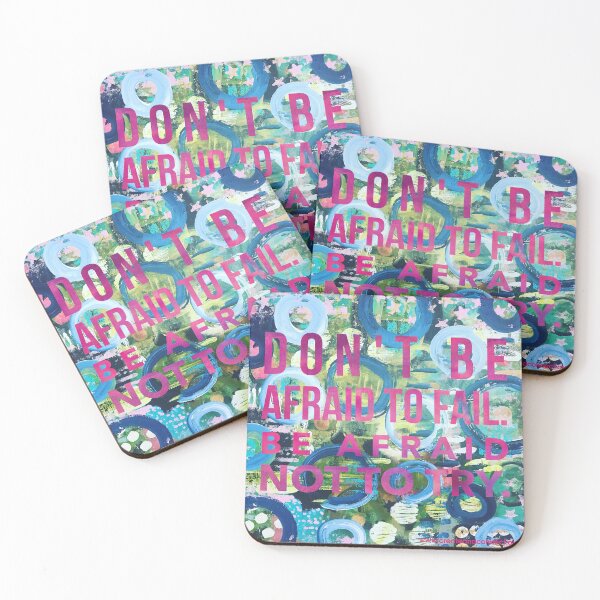 Item preview, Don't be afraid to fail. Be afraid not to try designed and sold by mindfulmimi.