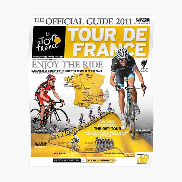 Tour de France Guide 2011 Poster