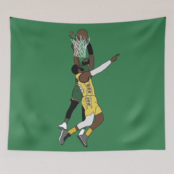 Item preview, Jaylen Brown Dunk On LeBron designed and sold by RatTrapTees.