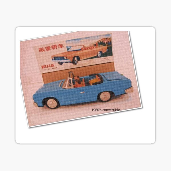 60's convertible Sticker