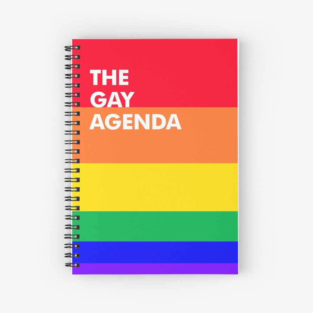 The Gay Agenda | Spiral Notebook