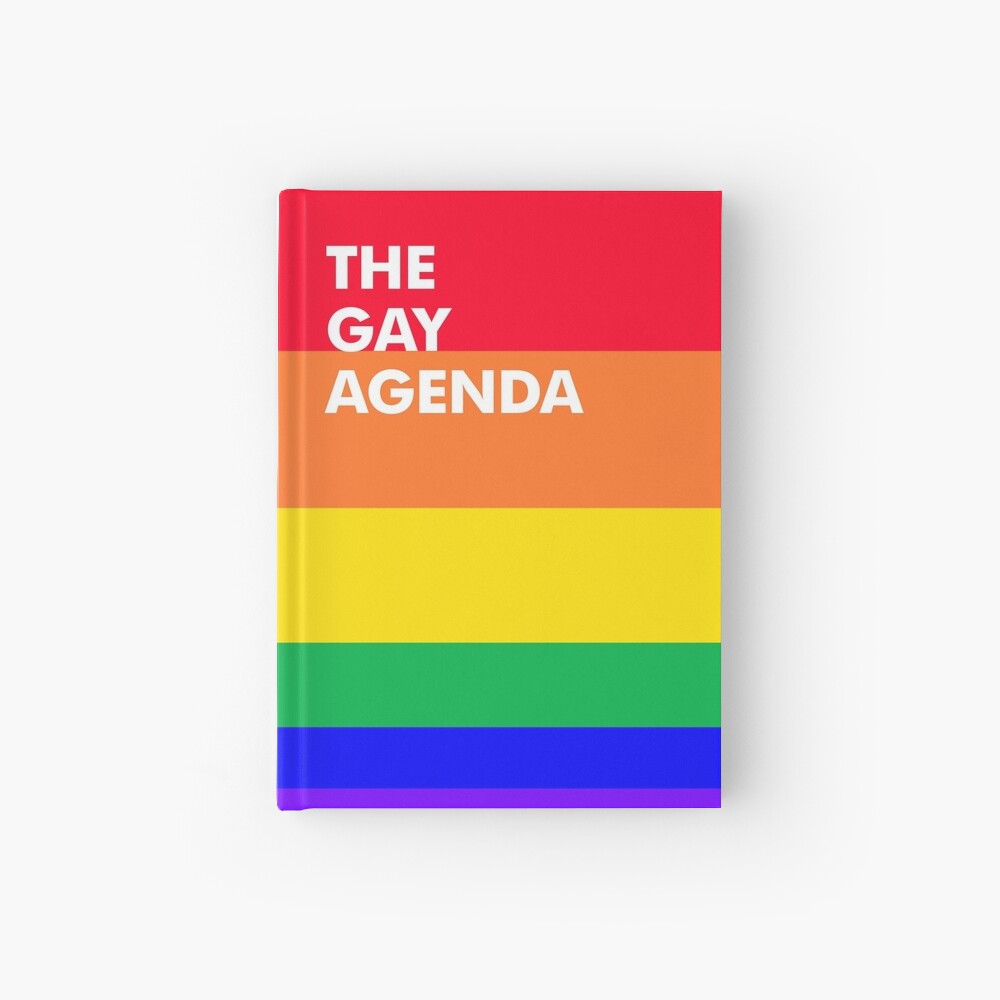 The Gay Agenda Spiral Notebook for Sale by AramisArt
