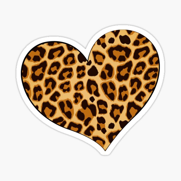 Leopard Print Heart