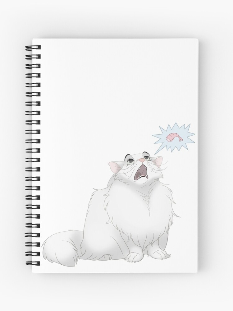 Thurston Waffles Screaming For Shrimp Spiral Notebook By Isabredt Redbubble