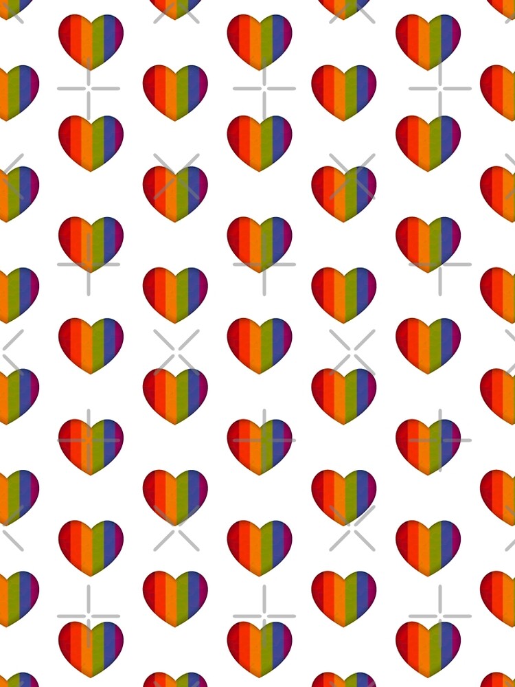 Discover Valentines Day LGBT Heart Leggings