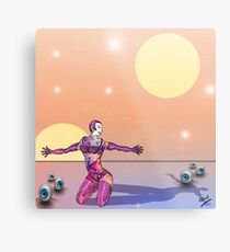 Interplanetary Plains Metal Print