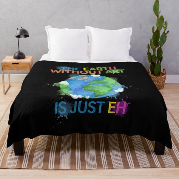 Item preview, The Earth Without Art Is Just Eh Artistic Planet in Watercolors Paints  designed and sold by alenaz.