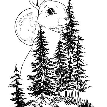 Artwork thumbnail, Lunar Rabbit by arivanzero