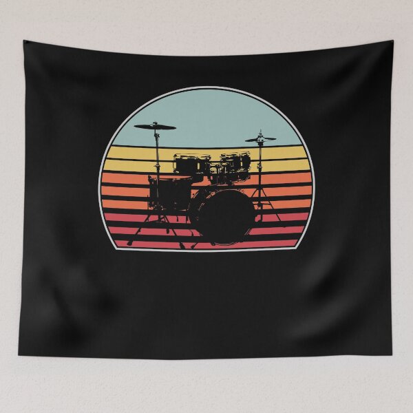 Item preview, Retro Drummer Percussion Music Gift designed and sold by simplytldr.