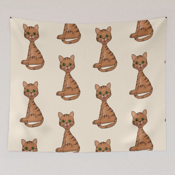 Item preview, cheeky cat designed and sold by Blumchen.