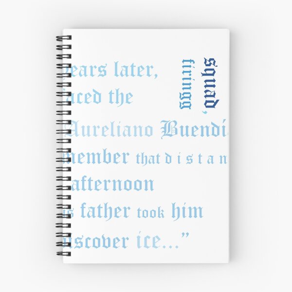 Item preview, One Hundred Years of Solitude quote designed and sold by Fanfeels4eva.
