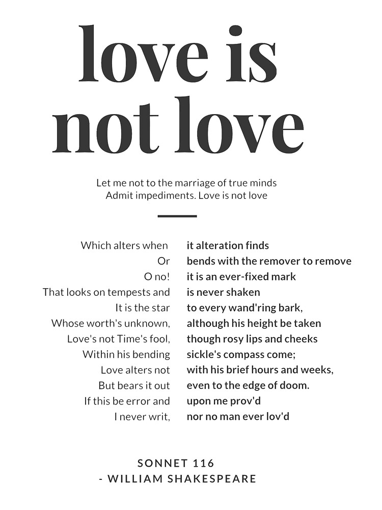 love sonnet