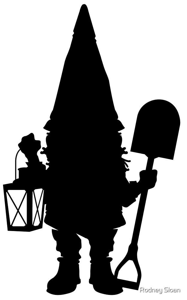 Download "Gnome in Silhouette " by Rodney Sloan | Redbubble