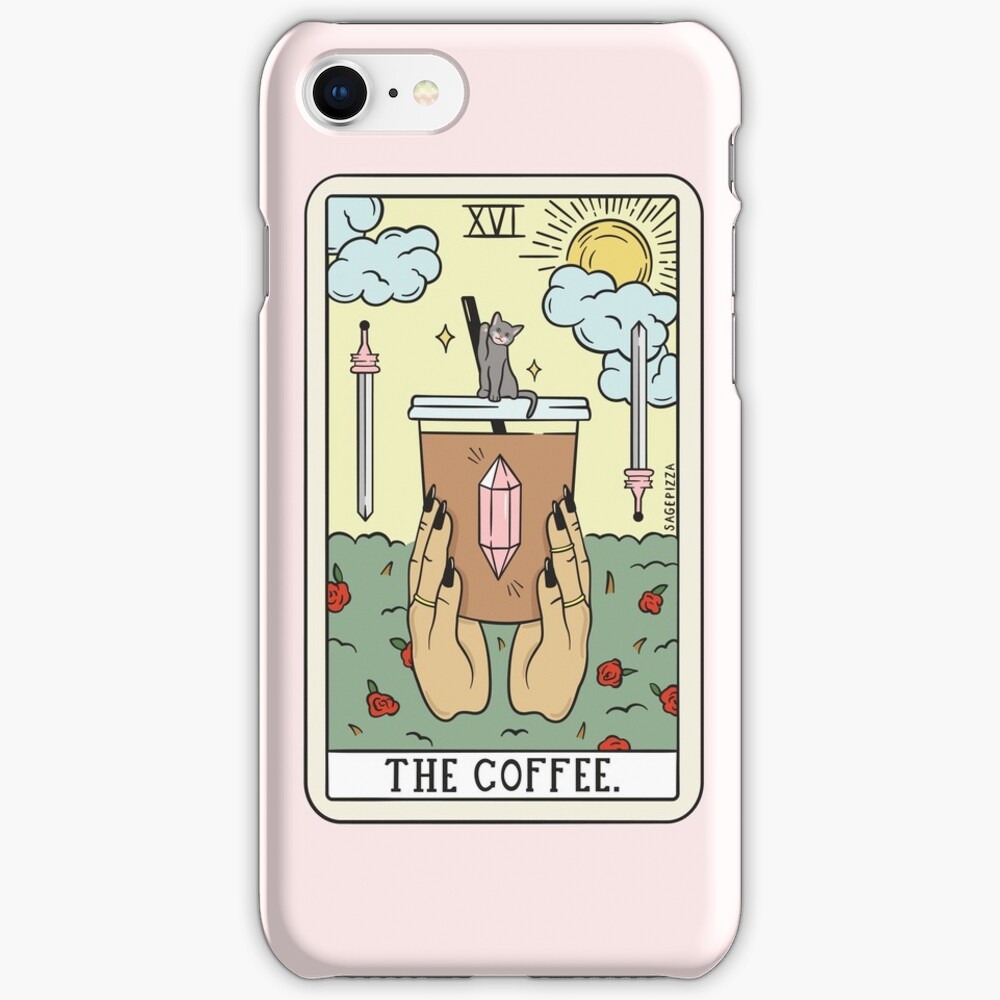 COFFEE READING (LIGHT) iPhone Case & Cover