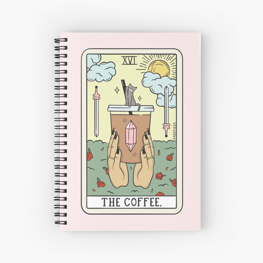 COFFEE READING (LIGHT) Spiral Notebook