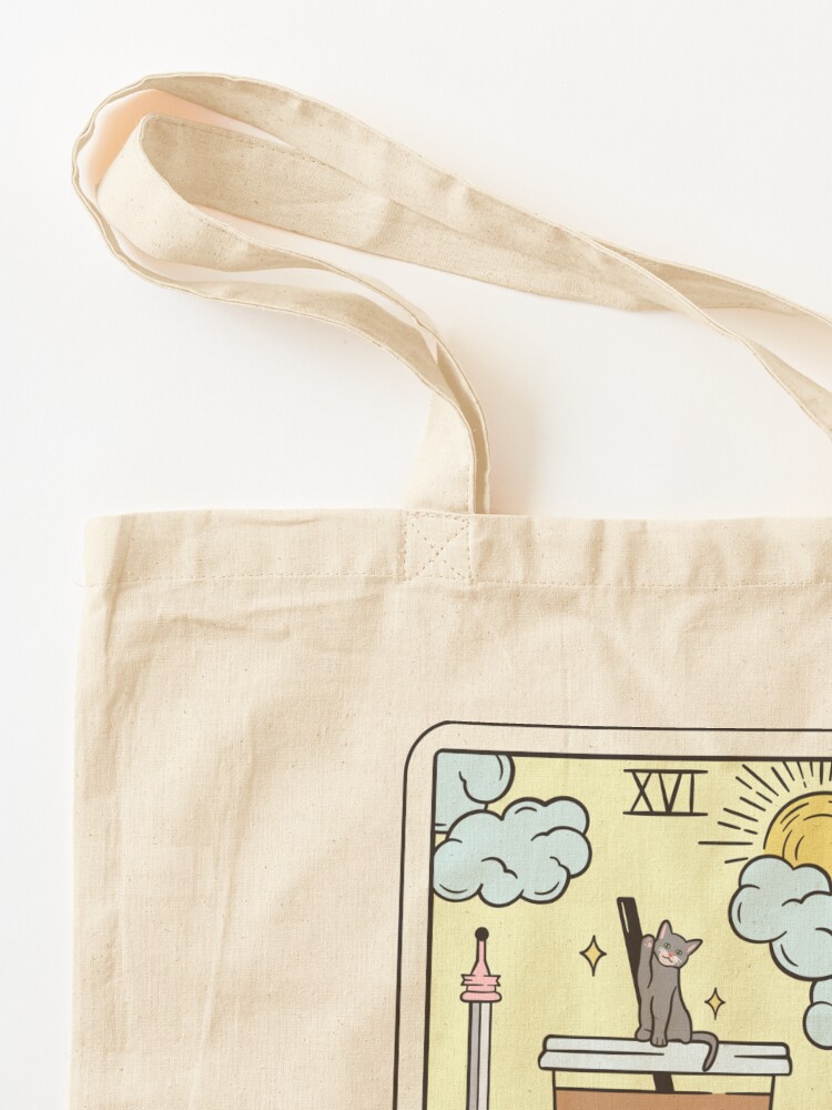 Alternate view of COFFEE READING (LIGHT) Tote Bag