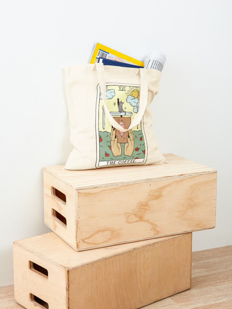 Alternate view of COFFEE READING (LIGHT) Tote Bag