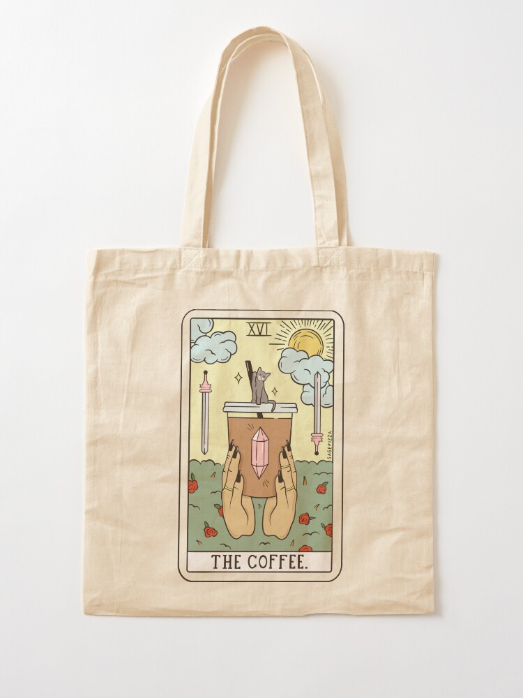 Alternate view of COFFEE READING (LIGHT) Tote Bag