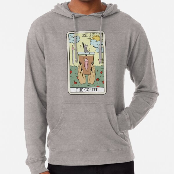 COFFEE READING (LIGHT) Lightweight Hoodie
