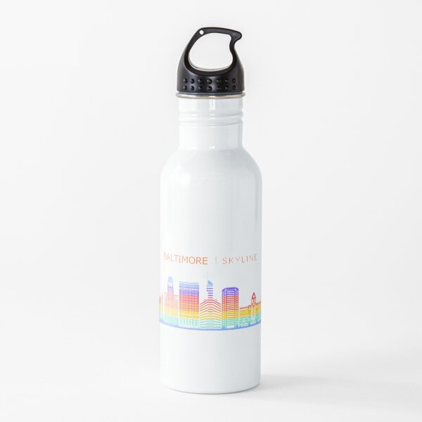 Baltimore City Skyline Travel Water Bottle