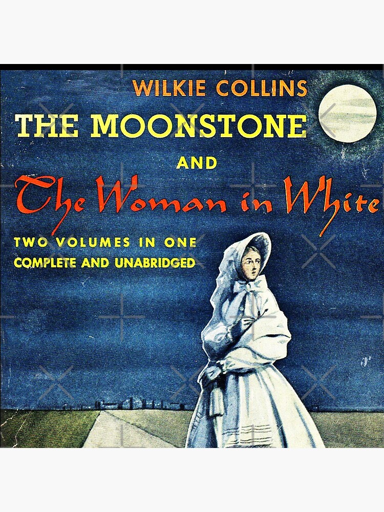 High Resolution The Woman In White And The Moonstone Wilkie Collins Vintage Book Cover Tote Bag By Buythebook86 Redbubble
