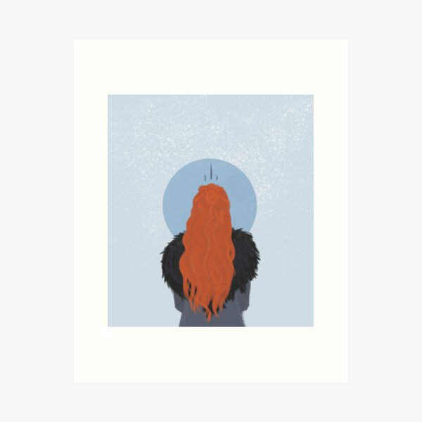 queen in the north Art Print