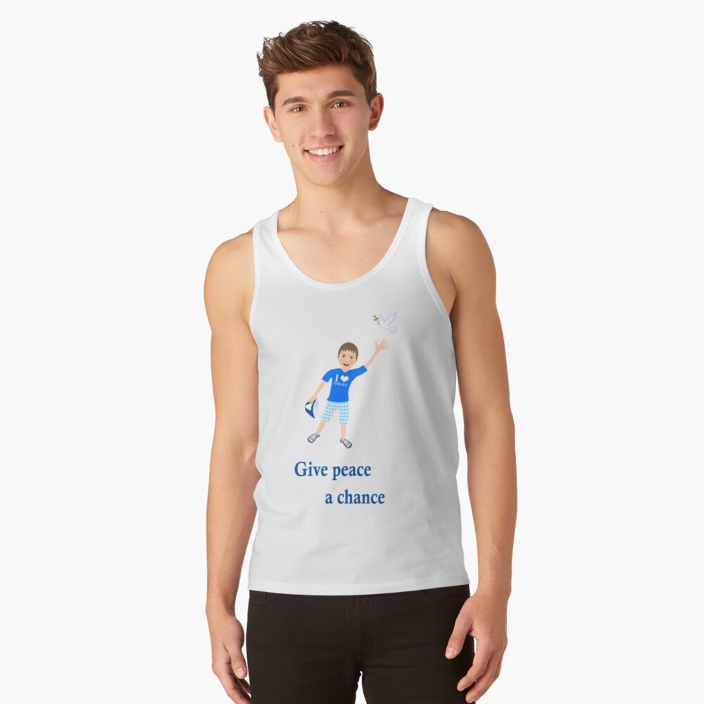 White Dove - Peace Statement - Give peace a chance Tank Top